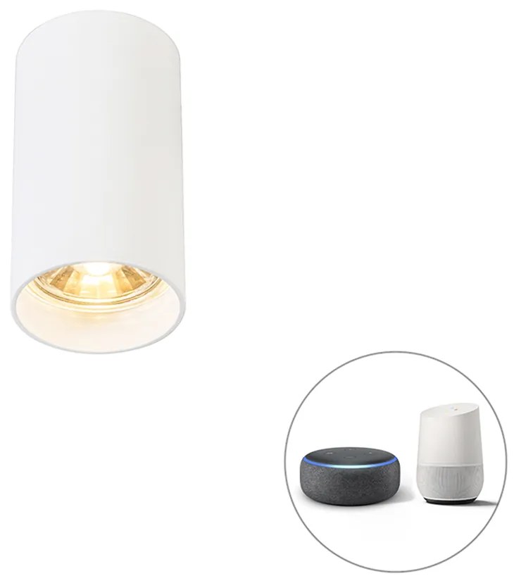 Inteligentné moderné bodové svetlo biele vrátane WiFi žiarovky GU10 - Tuba