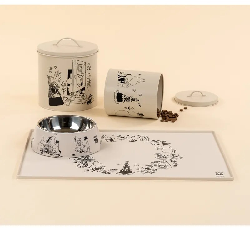 Set dóz na maškrty Moomin Pets 2 ks / 80. výročie