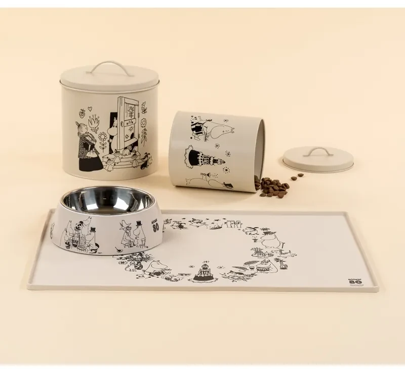 Set dóz na maškrty Moomin Pets 2 ks / 80. výročie