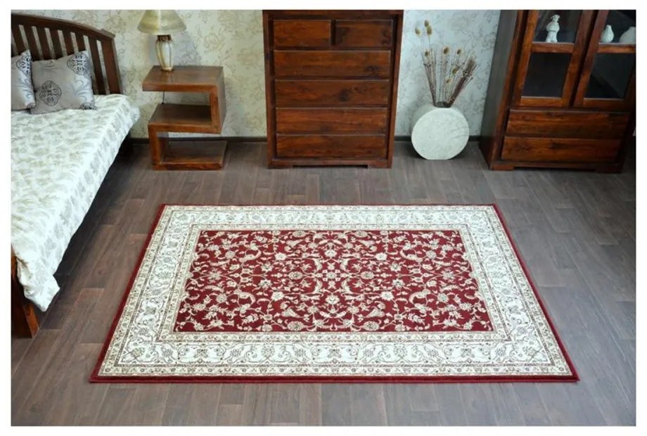 Luxusný kusový koberec akryl Honor bordó 80x150cm