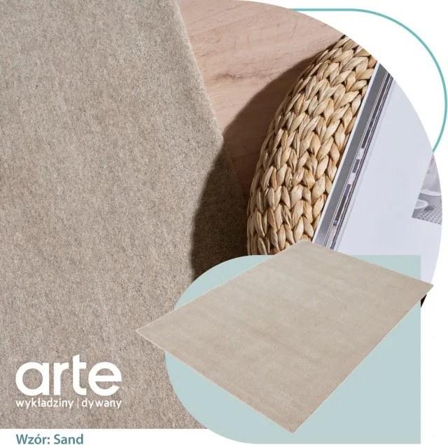 Koberec Arte Shimmer Lux pieskový