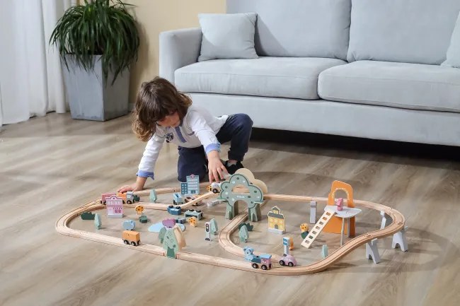 Vláčiková dráha Viga 44067 PolarB 92 prvkov