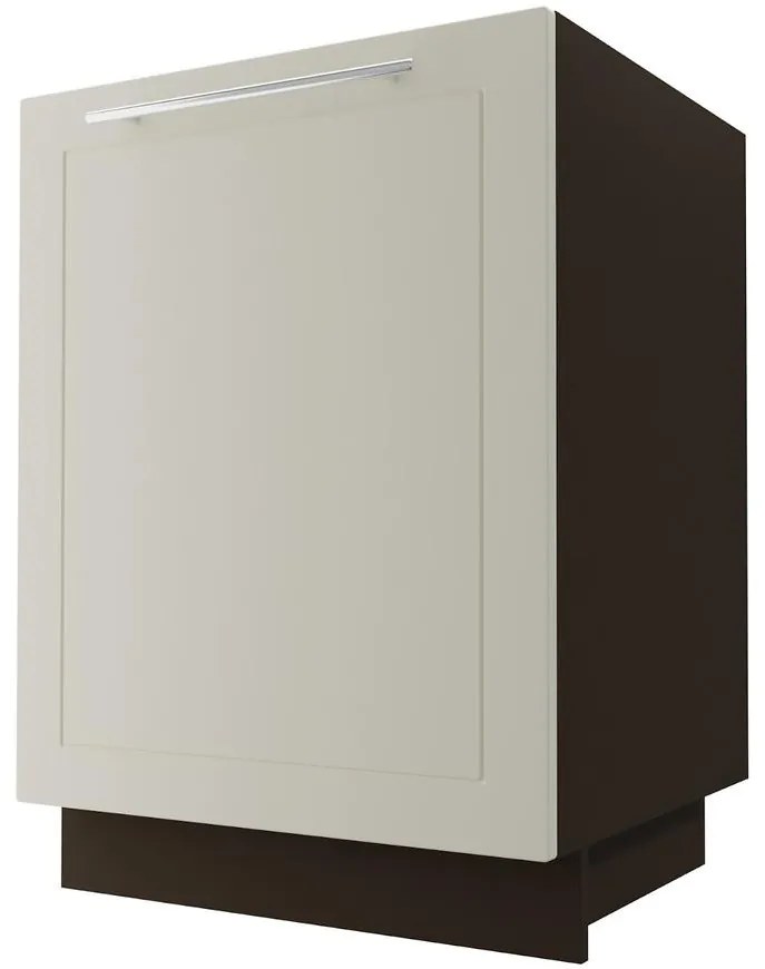 Kuchynská skrinka D1ZE/60 Quantum vanilla mat/lava