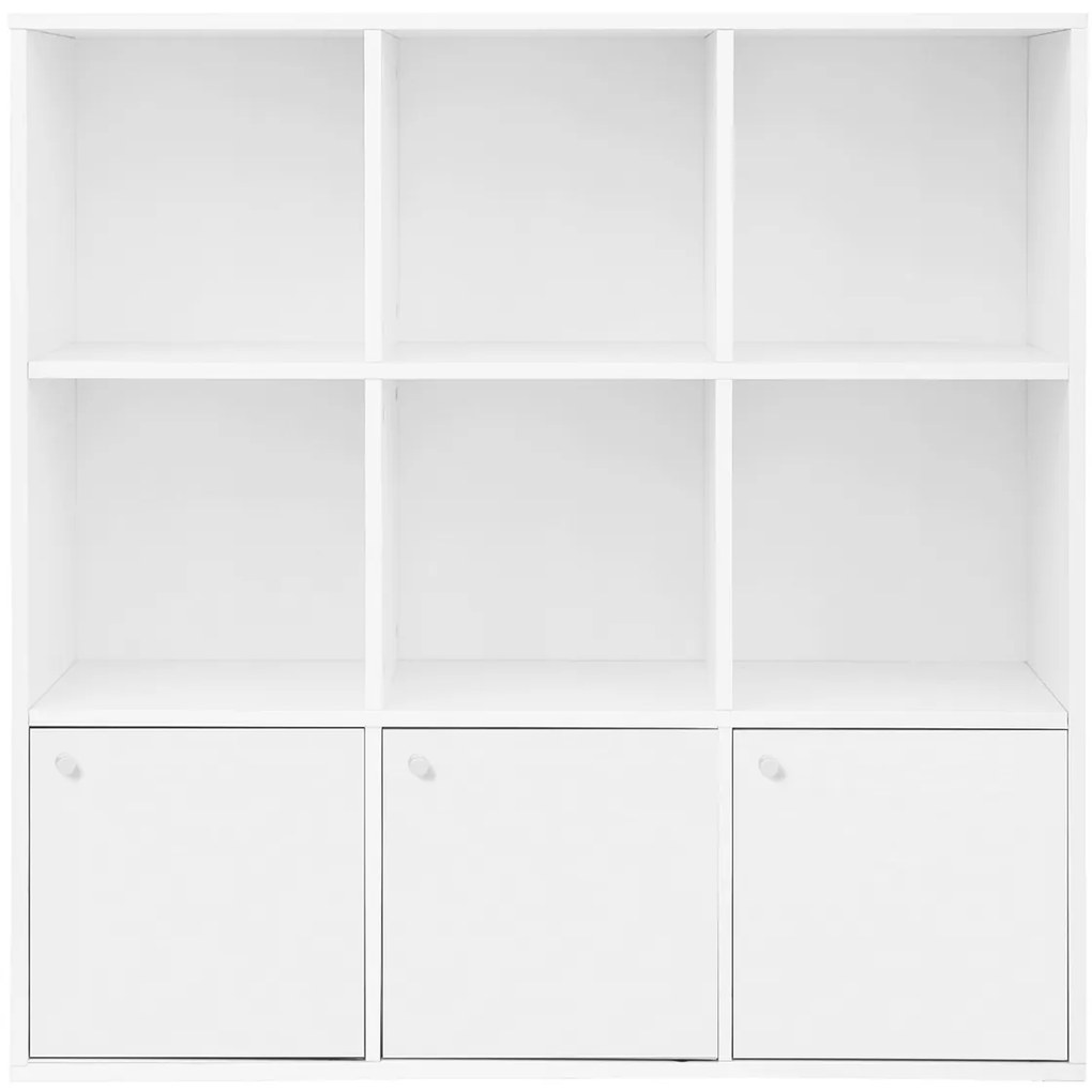 Knihovna Vasagle Morris bílá