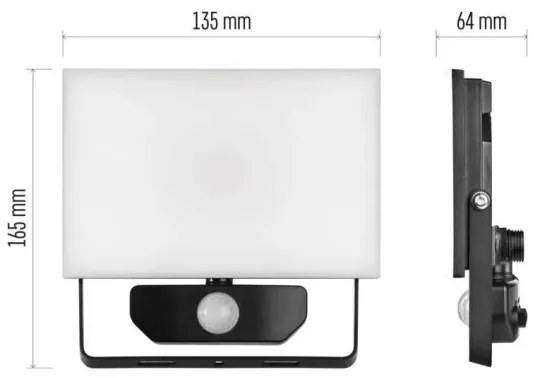 LED Reflektor so senzorom TAMBO LED/20W/230V 4000K IP54