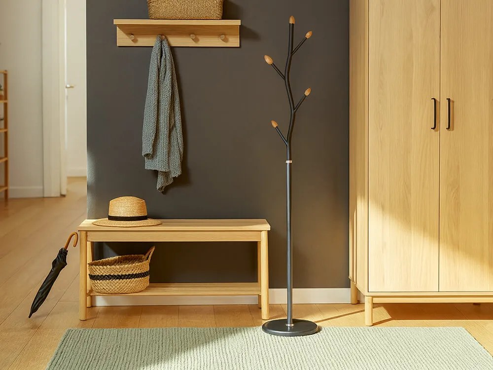 CH Stojanový vešiak Bungund - čierna