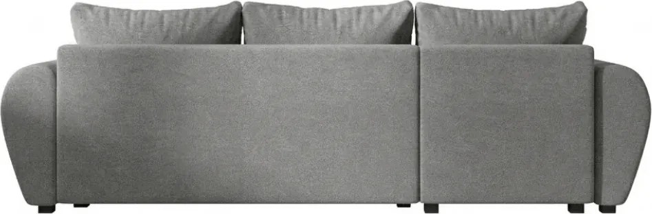 Rozkladacia obojstranná sedacia súprava do L SEVIO 246x145 cm, sivá + 2 vankúšiky ZDARMA