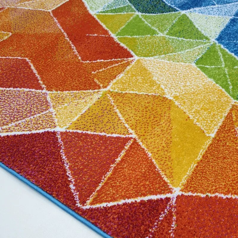 Medipa (Merinos), Kusový koberec Fantasy 835-17 blue/yellow, 120x170, viacfarebná