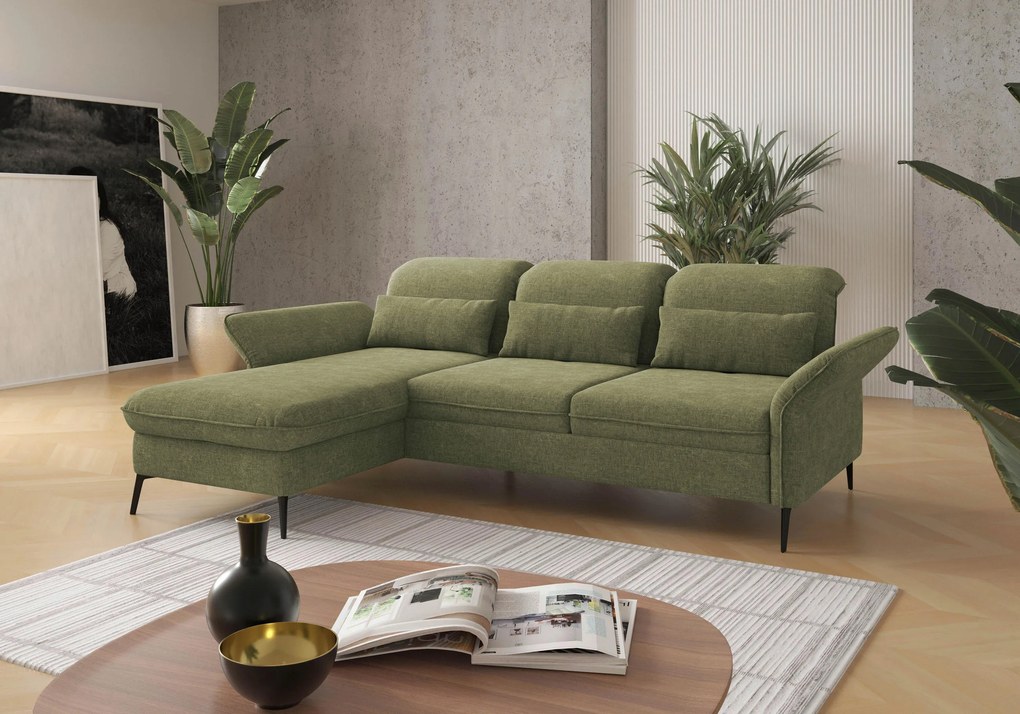 XXXLutz ROHOVÁ SEDAČKA, textil, svetlozelená Sit & More - Sedačky - 000144011822