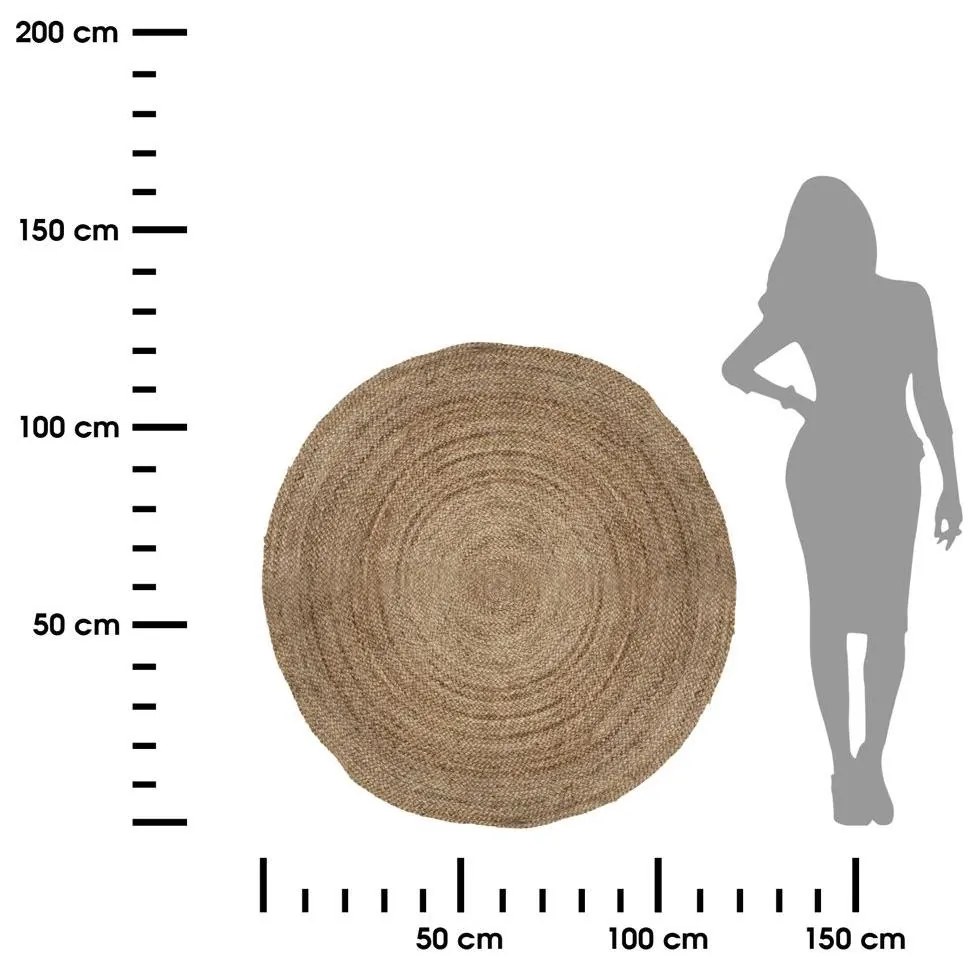 Koberec Kenzo, (fi) 120 cm, béžová