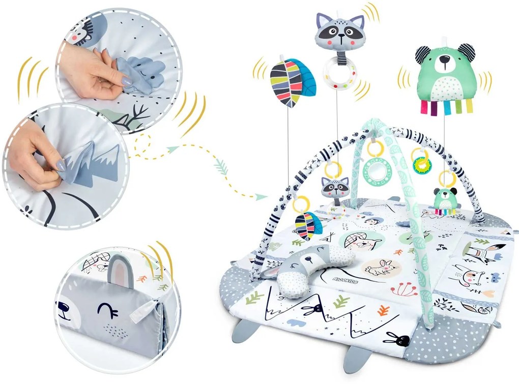 Edukačná podložka 110 x 100 cm Ricokids 7350 - králik