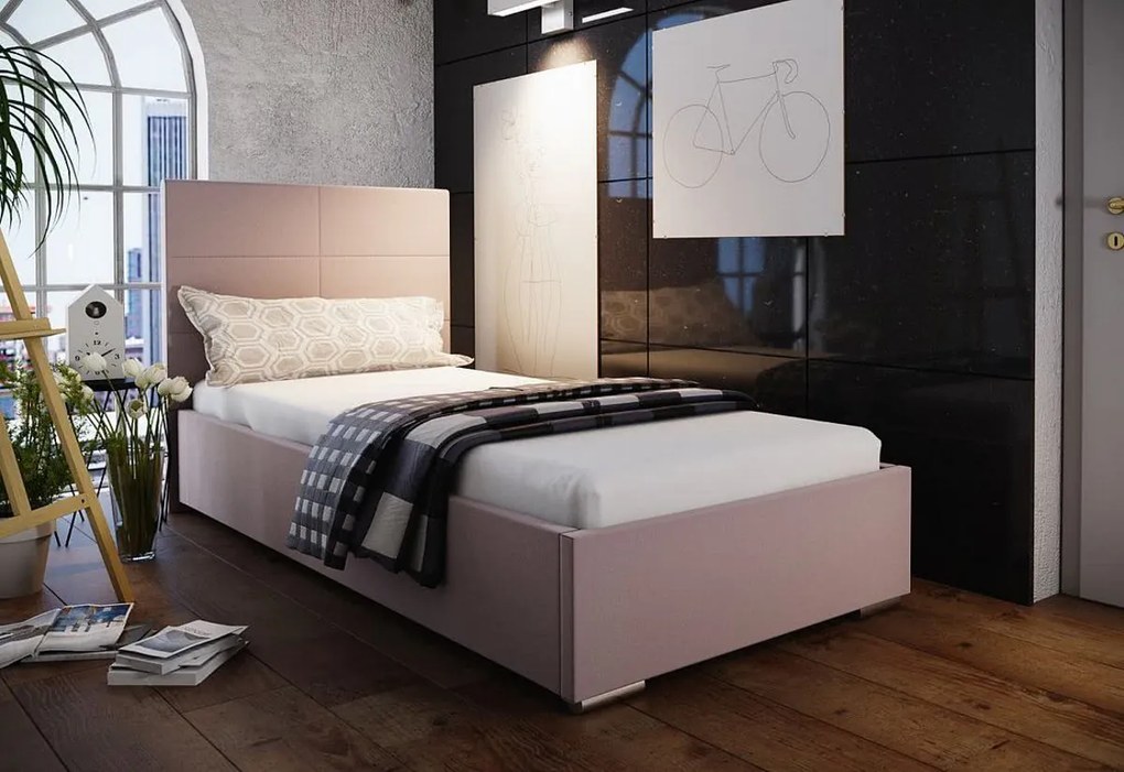 Jednolôžková čalúnená posteľ NASTY 4, 90x200, Sofie 23