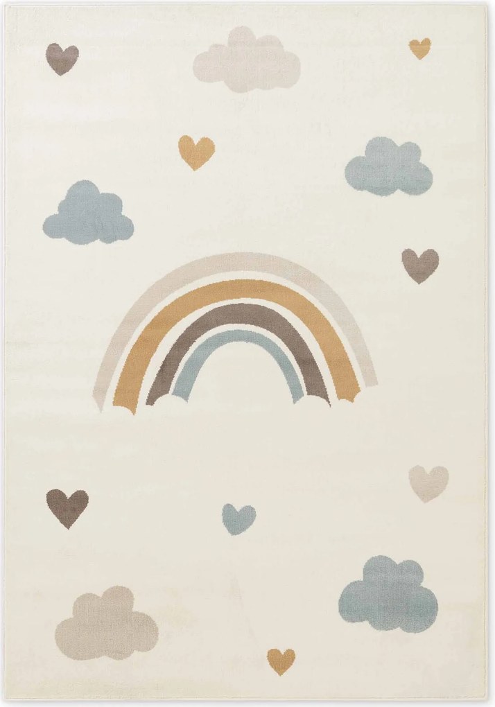Hanse Home, Detský koberec Adventures 106418 Cream Multicolor, 120x170, viacfarebná, detská izba