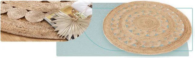 Koberec Arte Herma Natural kruh