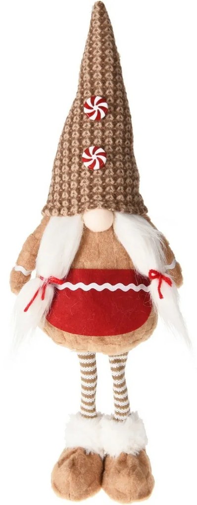 Vianočný škriatok Gingerbread girl, 50 x 15 cm