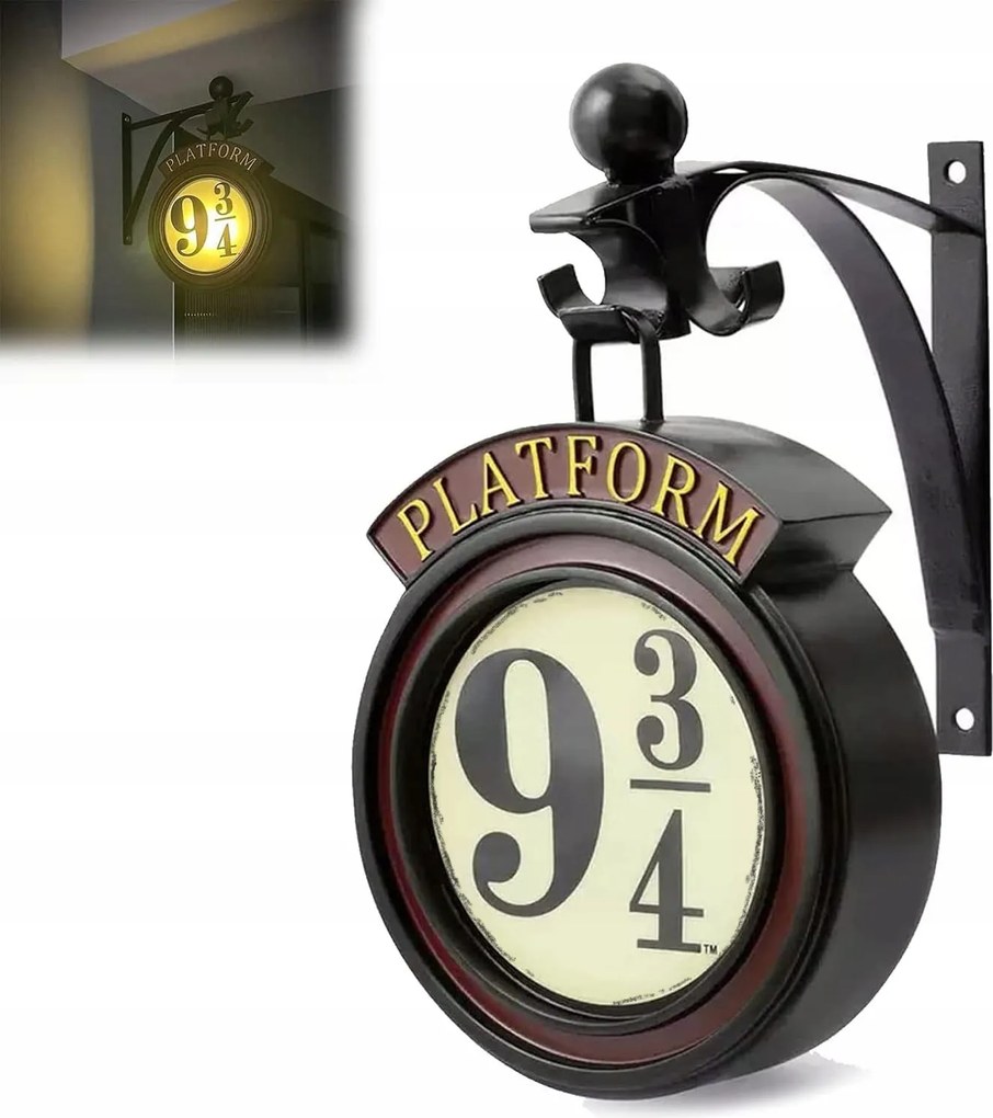Nočná nástenná lampa Harry Potter Závesná Lampa Peron 9 a 3/4