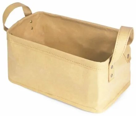 Compactor Úložný košík Basket Ecologic, 28 x 18 x 13 cm, béžová