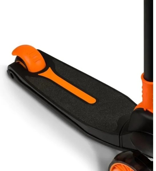 Lionelo - Detská kolobežka TIMMY 3xAA oranžová/čierna