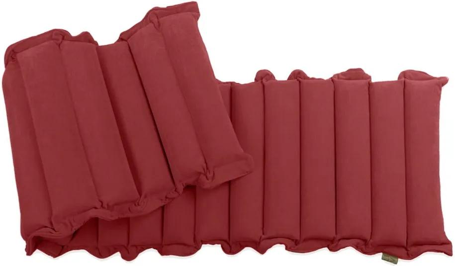 Červený relaxačný masážny matrac Linda Vrňáková Waves, 60 × 200 cm