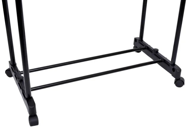 Vešiakový stojan na kolieskach MIA čierny