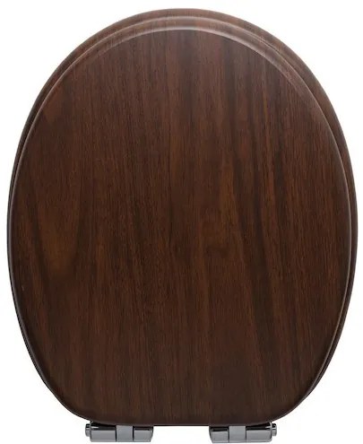 WC doska Glacera MDF orech 2073