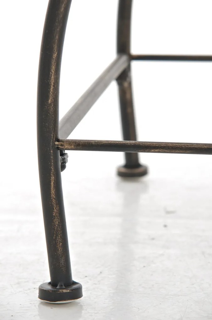 Kovová stolička Sheela s područkami - Bronzová