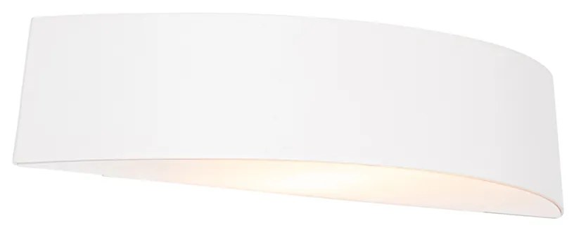 Moderná vonkajšia nástenná lampa biela IP44 - Caz