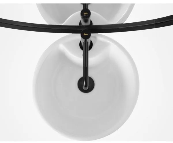 REA-U5635 - Voľne stojace umývadlo BLANKA 85x40 cm keramika/lesklá biela