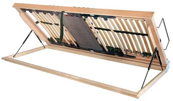 Ahorn  PORTOFLEX MOTOR FLAT KOMBI P pravý PEVNÝ LAMELOVÝ ROŠT