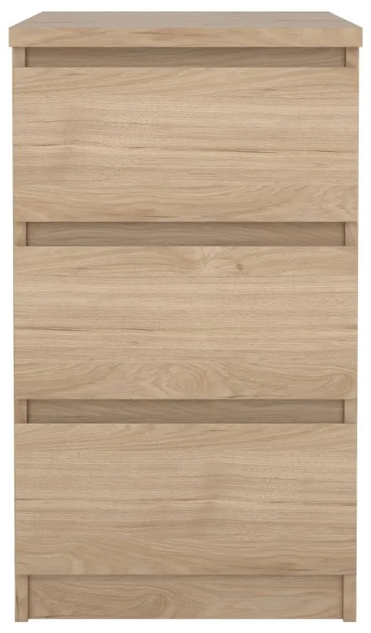 Komoda v dekore duba v prírodnej farbe 40x70x50 cm Naia – Tvilum