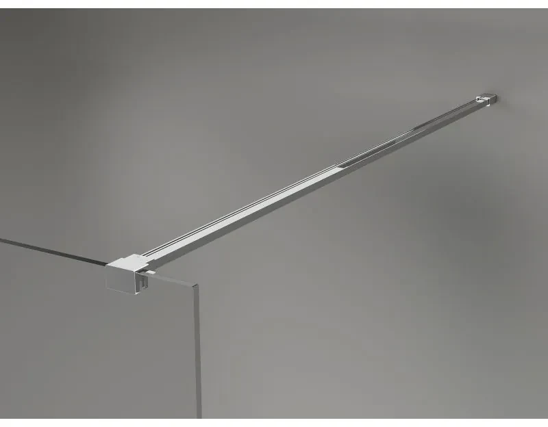 Mexen Lunar sprchová stena ľavá 80 x 200 cm, 8mm číre sklo, chrómová, 830-080-000-01-00-L