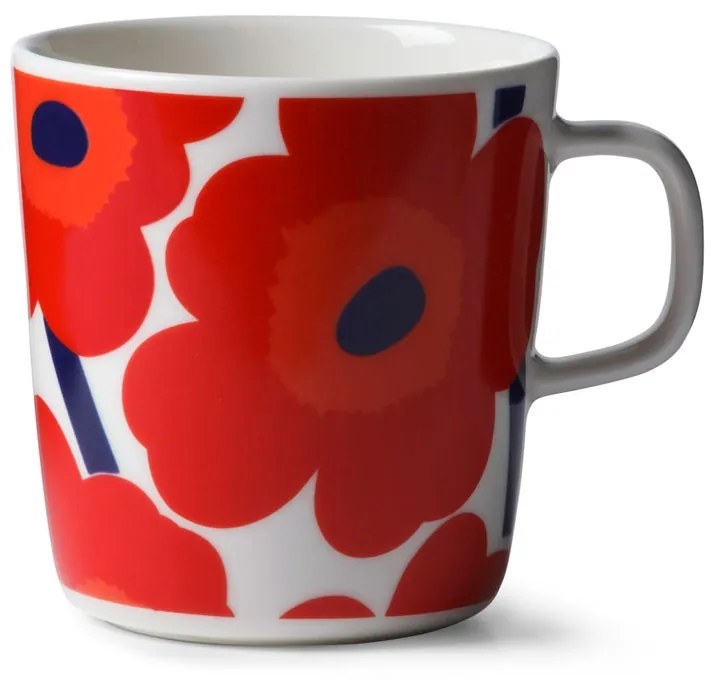 Hrnček Oiva Unikko 0,4l, červený