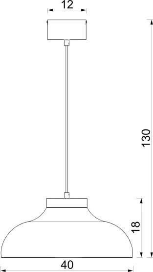 Závesný luster na lanku BASCA 1xE27/15W/230V béžový