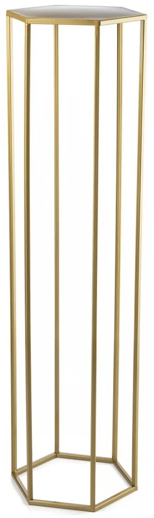 Stojan na kvety LOFTSTYLE I 100 cm zlatý