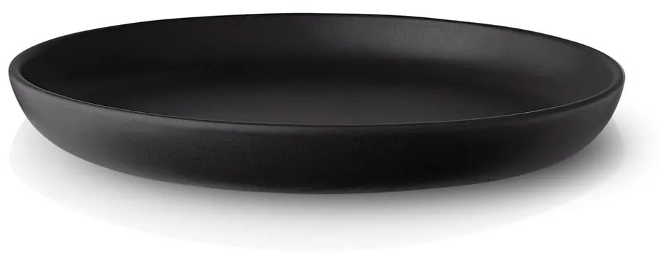Čierny kameninový tanier Eva Solo Nordic, 17 cm