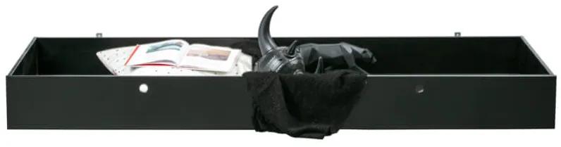 Zásuvka pod posteľ zigy čierna MUZZA