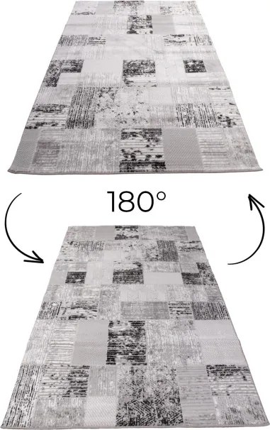 Koberec HOME 384 GREY / BLACK