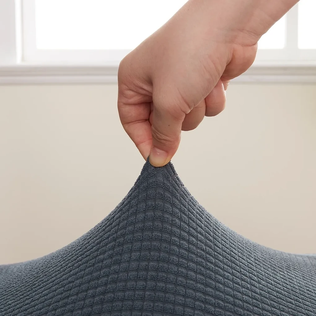 4Home Napínací poťah na stoličku Magic clean tmavosivá, sada 2 ks
