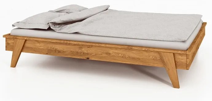 Dvojlôžková posteľ z dubového dreva 160x200 cm Retro - The Beds