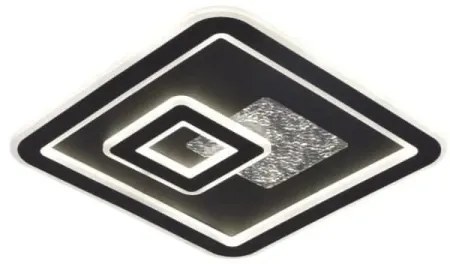 LED Stmievateľné stropné svietidlo LED/110W/230V čierna + diaľkové ovládanie