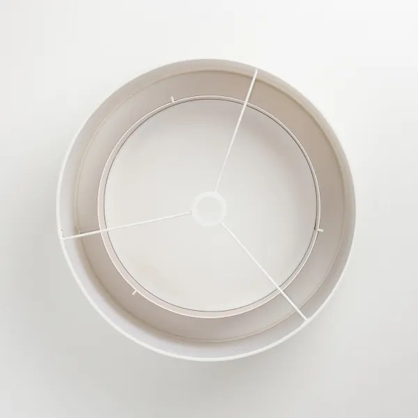 Univerzálne tienidlo KERIA, priemer 50 cm, biela/hnedá