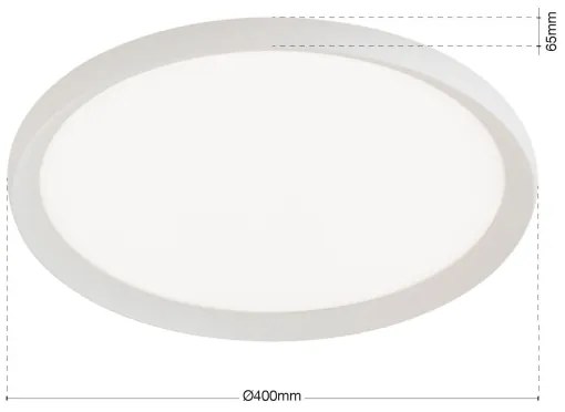 Orion - LED stropné svietidlo KANT LED/30W/230V 2700/3200/4000K pr. 40 cm biela