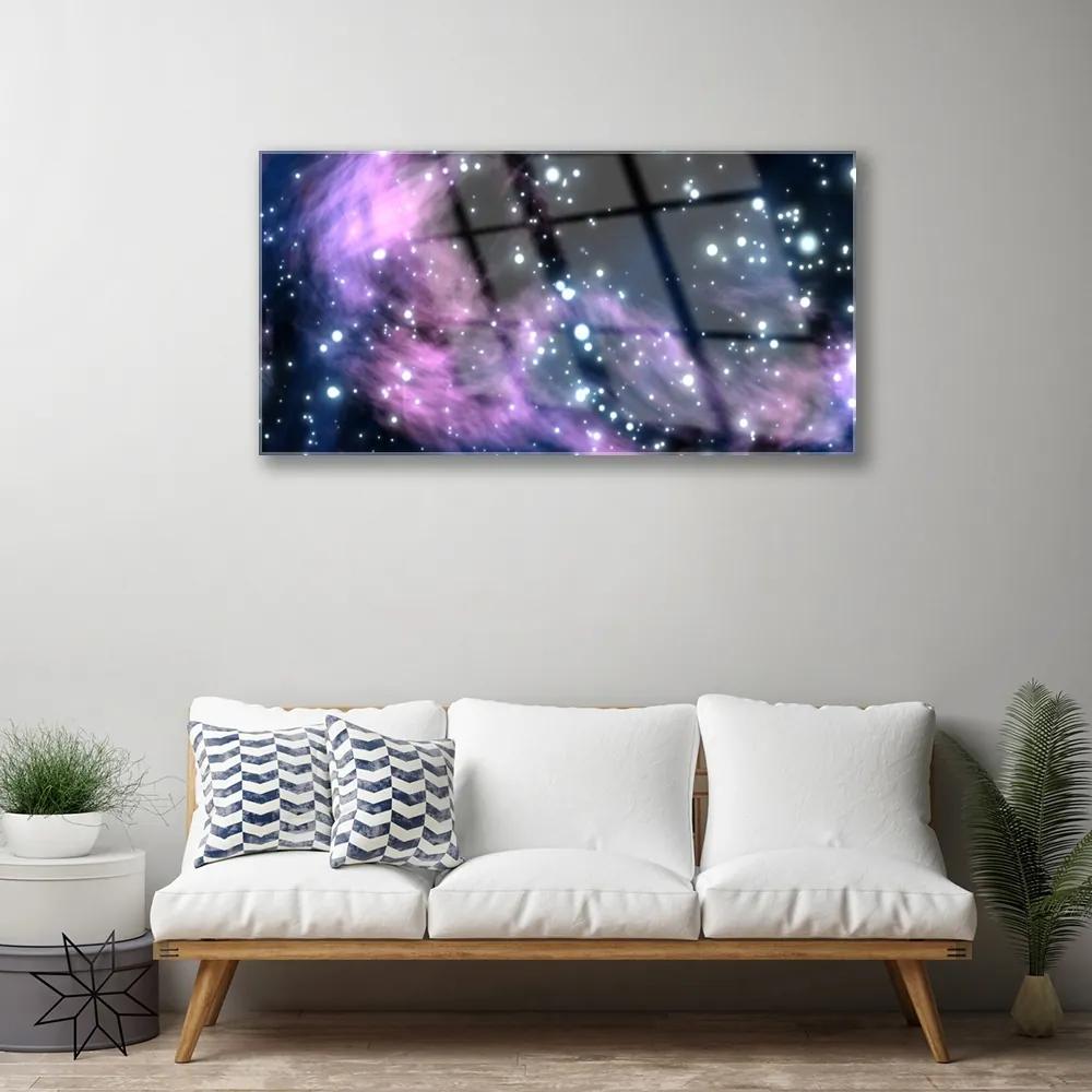 Skleneny obraz Abstrakcia vesmír art umenie 120x60 cm