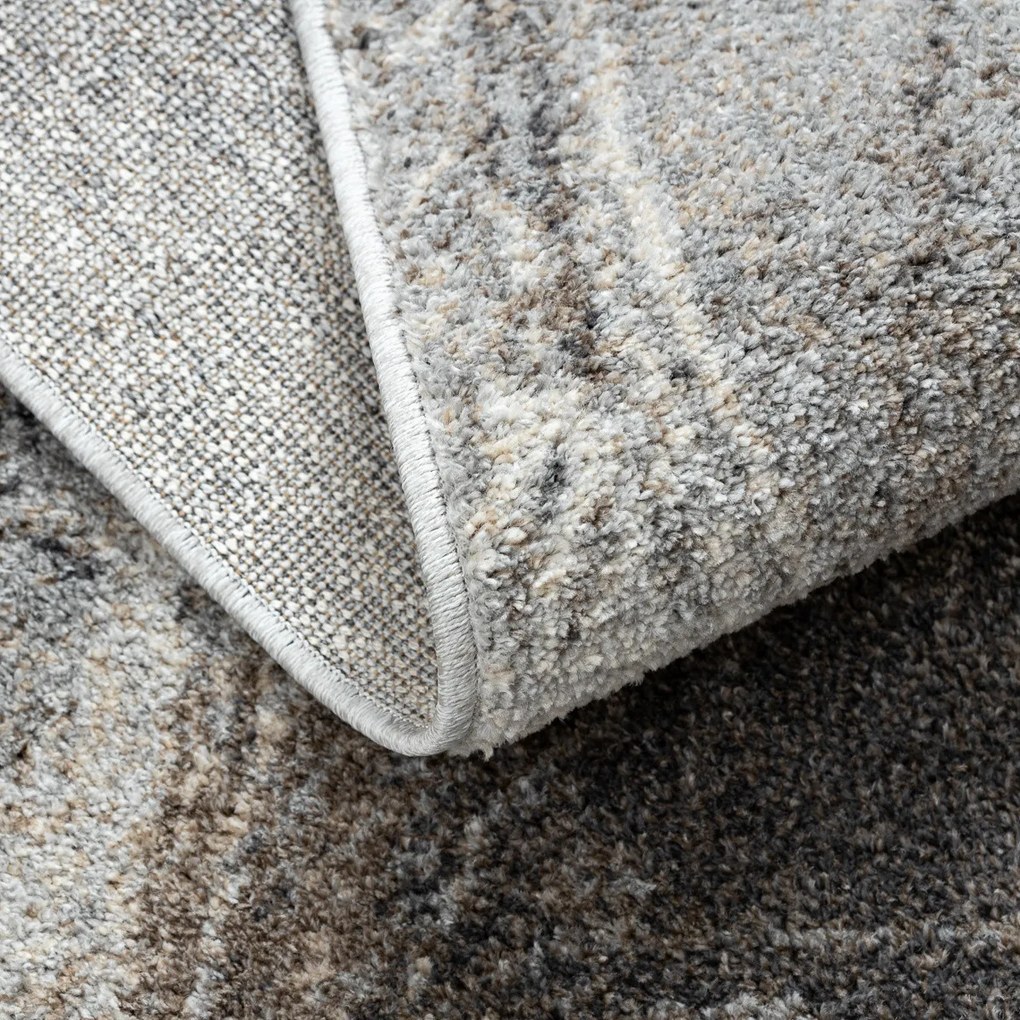 Kusový koberec Fusion 9617 dark grey/brown, 160x220, šedá, kancelária, Dywany Łuszczów