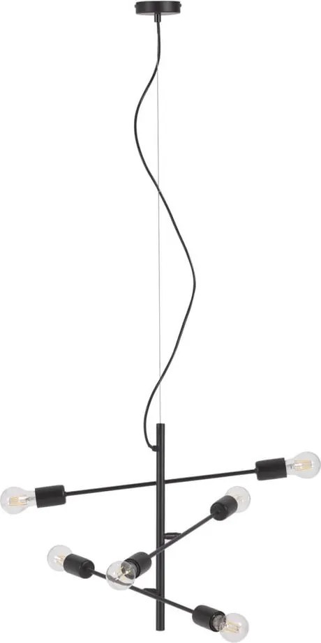 Čierne závesné svietidlo ø 55 cm Spica – Kave Home