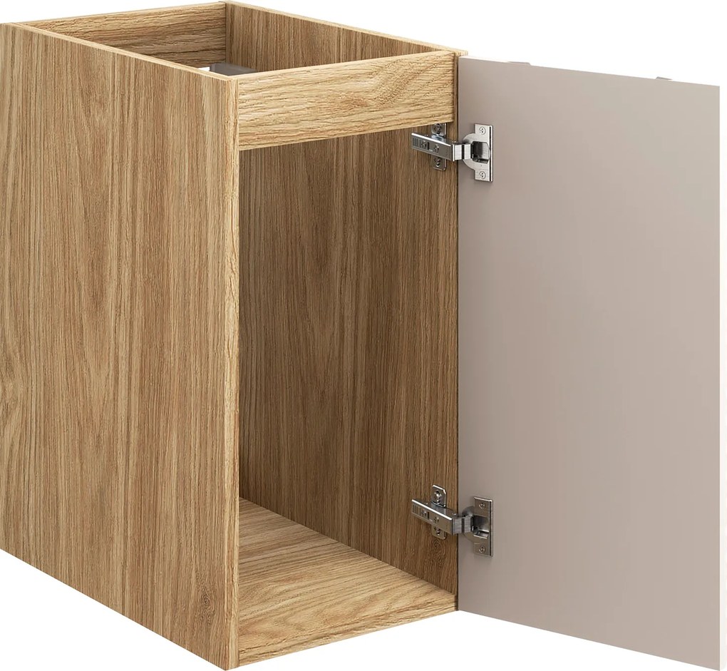 Comad Doplnková kúpeľňová skrinka nízka Ocean Beige 30 béžová/dub olejovaný