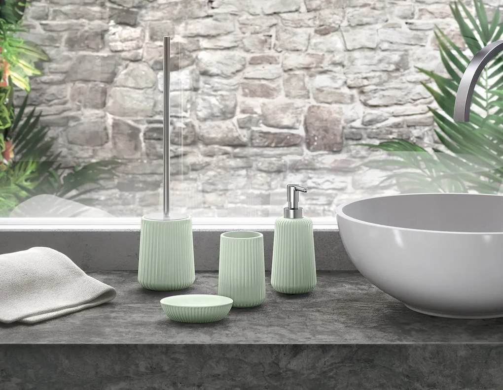 Gedy MARIKA dávkovač mydla na postavenie, zelená MK8007