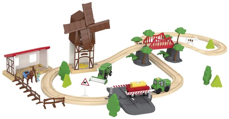Playtive Drevená železnica hasiči/sedliacky dvor (sedliacky dvor)  (100367566)