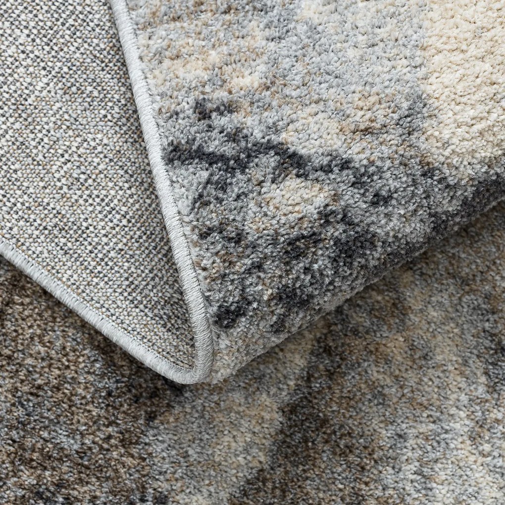 Kusový koberec Fusion 9613 l. grey/dark grey, 180x270, šedá, kancelária, Dywany Łuszczów