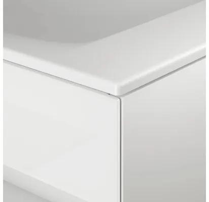 Kúpeľňová skrinka pod umývadlo KEUCO Stageline lesklá biela 120 x 62,5 x 49 cm 32882300120